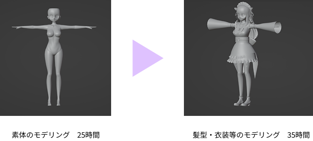 【秋月】モデリングの画像