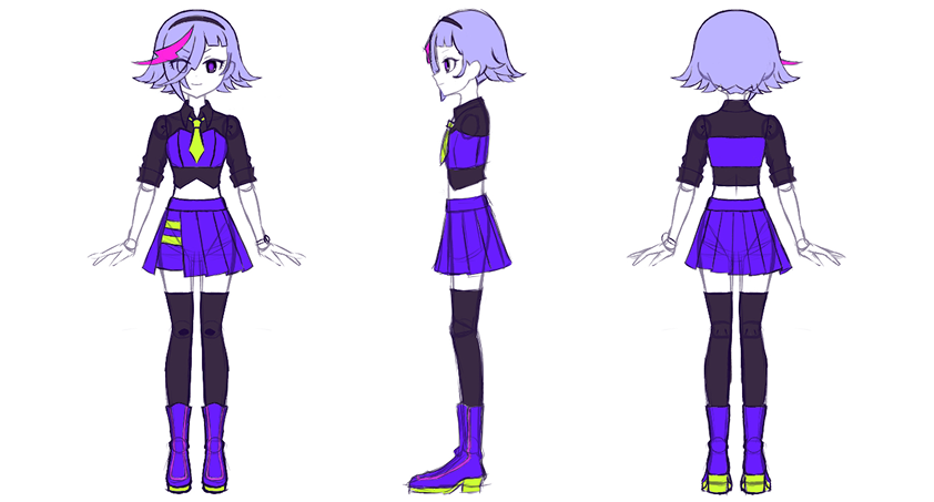 【ダークチィ】制作した三面図