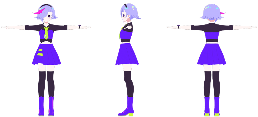 【ダークチィ】三面図