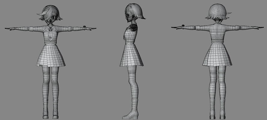 【ダークチィ】ワイヤーフレーム