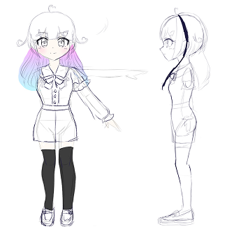 【すぅ】デザインラフ