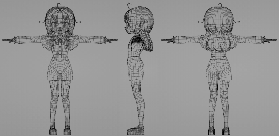 【すぅ】ワイヤーフレーム